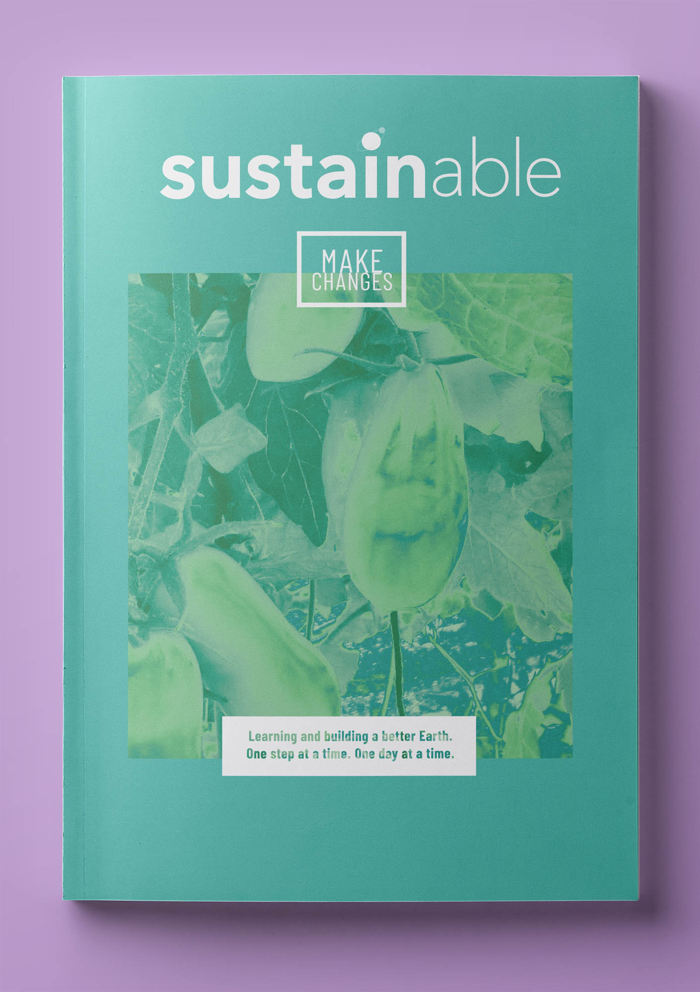 sustainable Magazine cover mockup